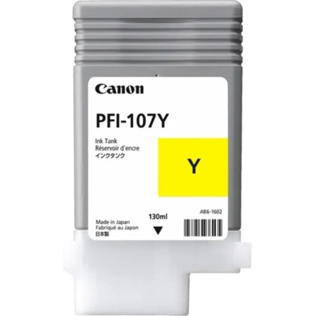 Cartridge Canon PFI-107Y Yellow Tinta Imp imagePROGRAF 680/685/780/785 130ml