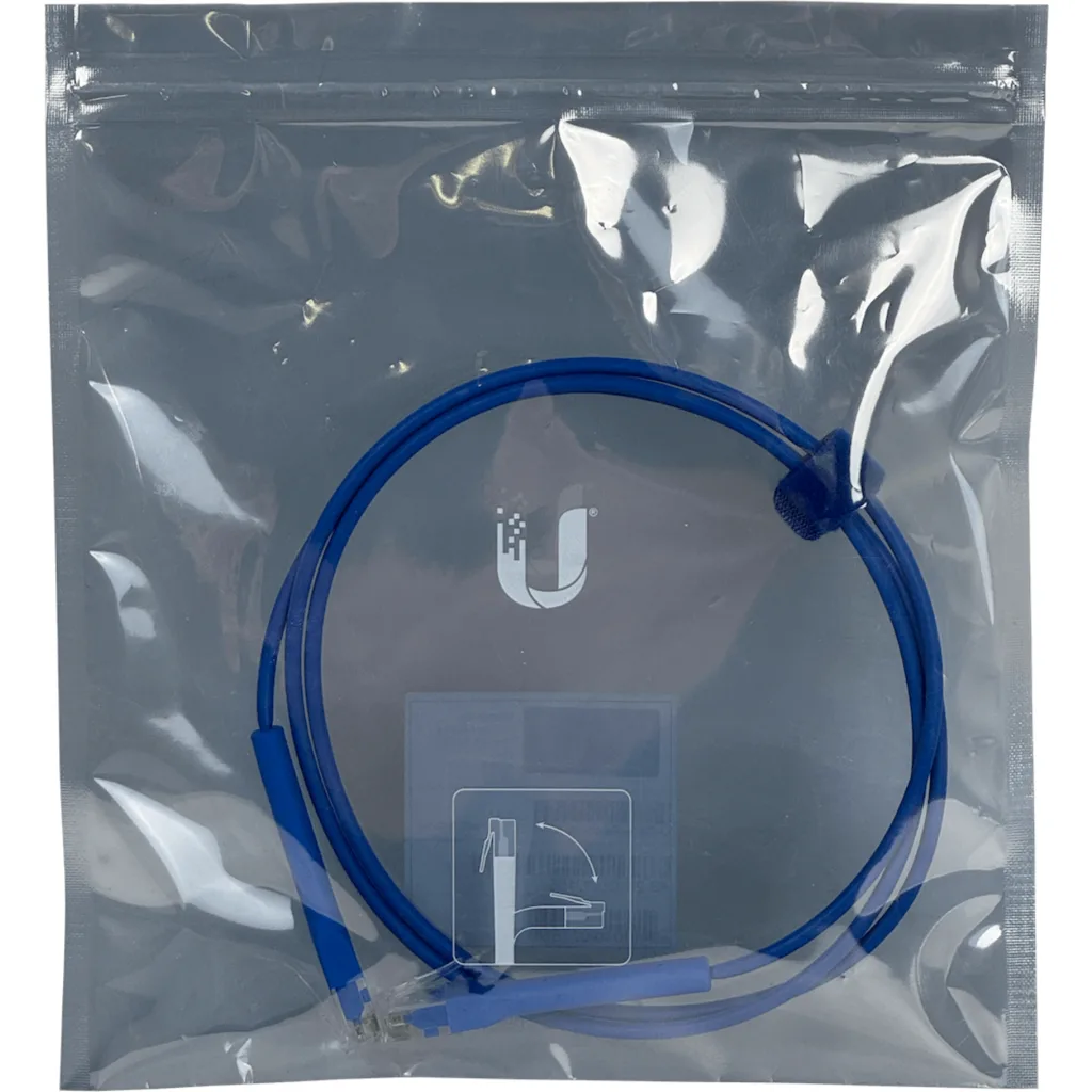 Imagen 1 de Cable de Red Ubiquiti Cat6 RJ45, 1mt 1M-RJ45-BL Color Azul