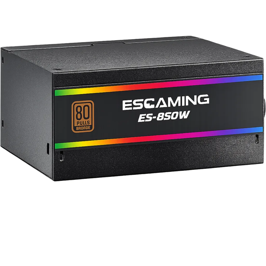 Imagen 1 de Fuente de Poder ESGAMING 850W 80 Plus Bronze