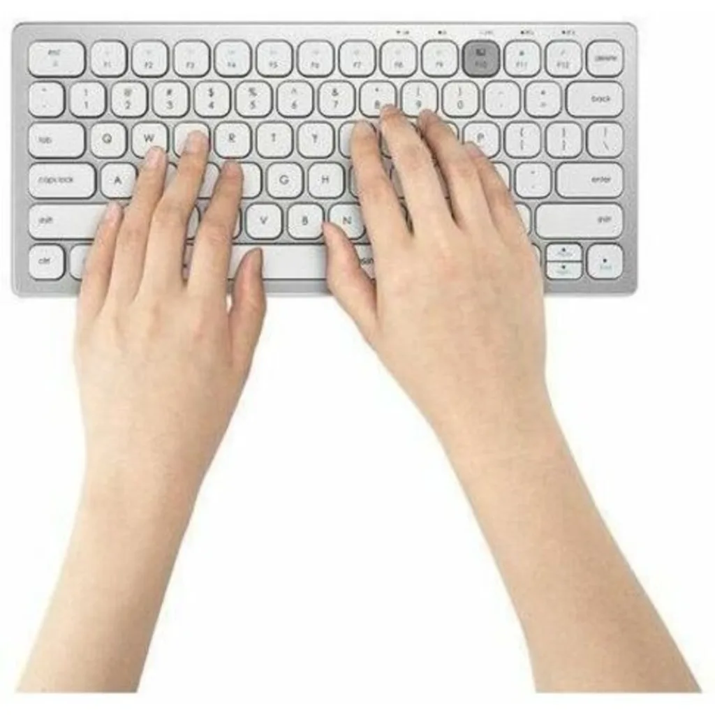 Imagen 5 de Teclado Inalámbrico Compacto Kensington K75504ES, Dual Wireless Bluetooth Blanco