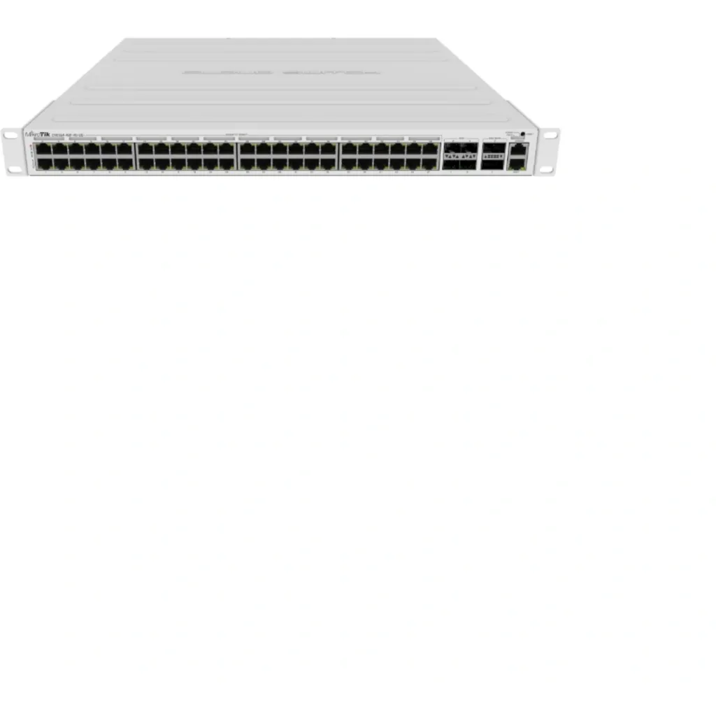 Switch MikroTik CRS354-48P-4S+2Q+RM 2-QSFP+40G 48-1000-PoE 4-SFP+10G MGMT L5