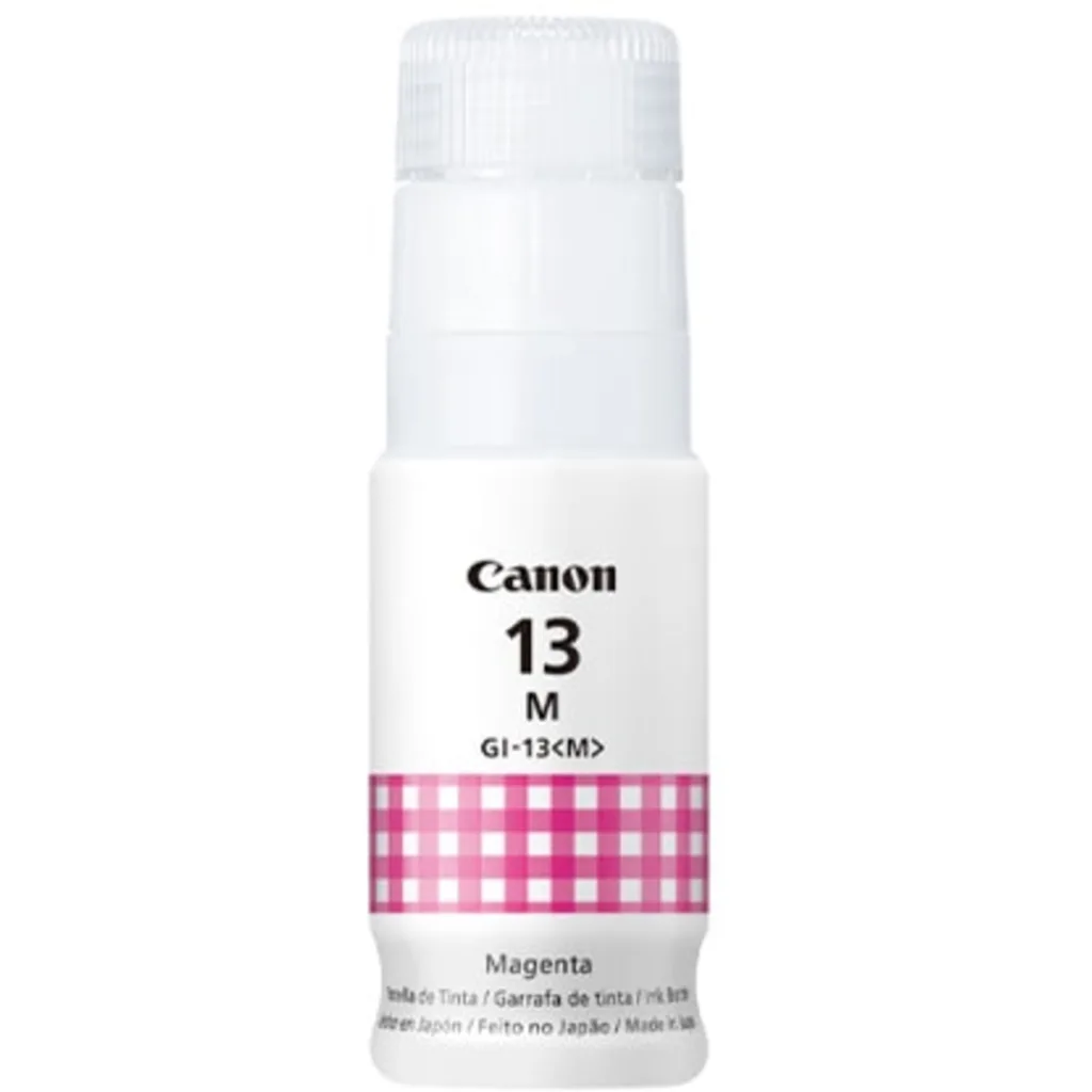 Botella de Tinta Canon GI-13 MAGENTA para Pixma G510 Pixma G610, 70ml