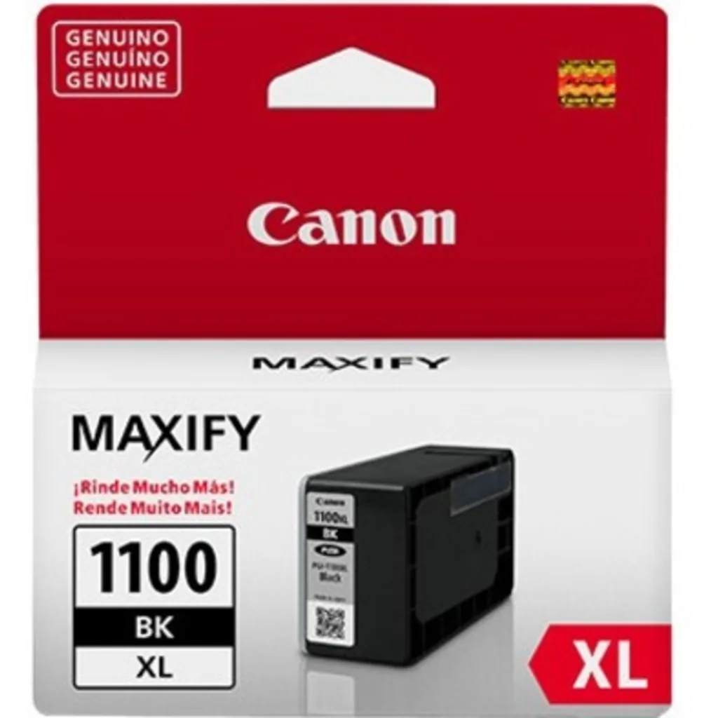 Cartucho de Tinta Canon PGI-1100XL Negro Inyeccion de Tinta p/MAX MB2010