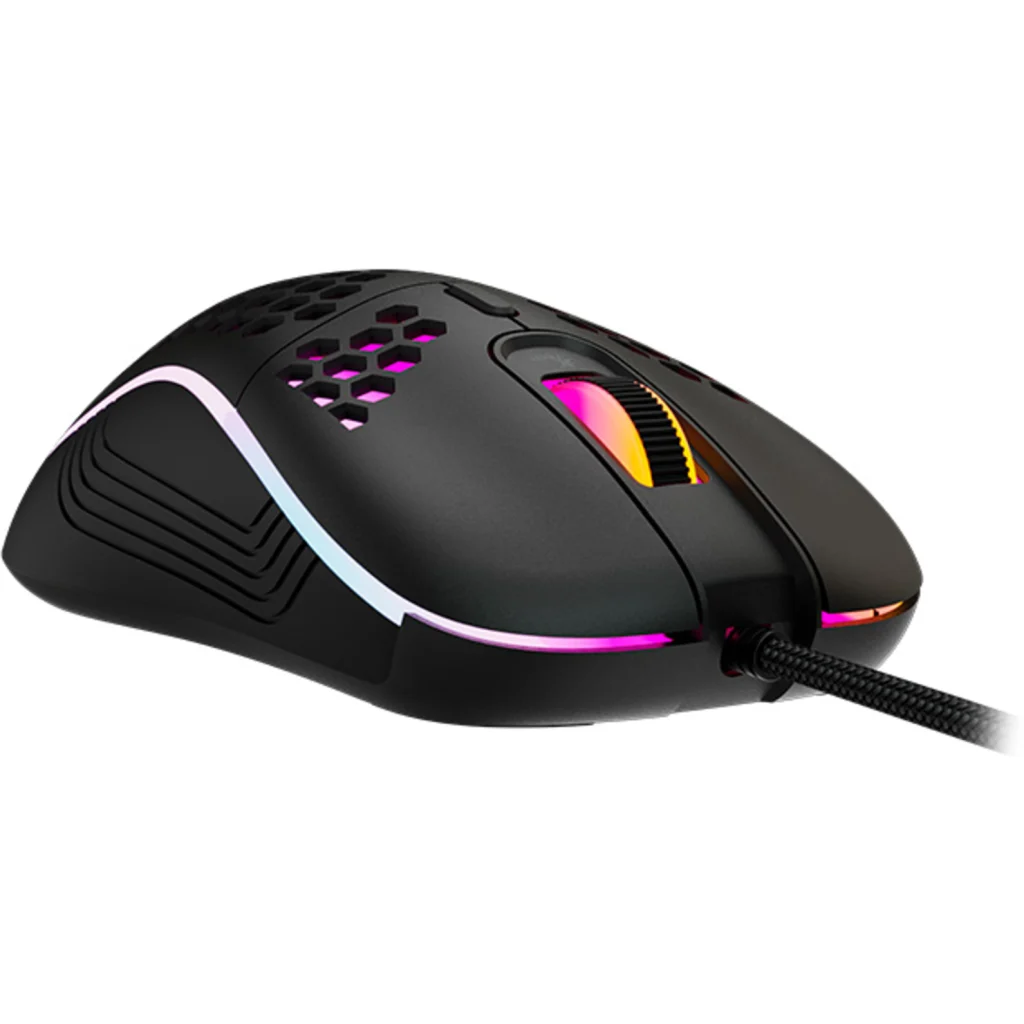 Imagen 3 de Xtech - XTM-620 - Mouse - USB - Wired - Black - Gaming 7 button Honeycomb