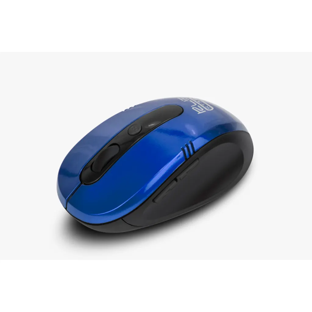 Imagen 3 de Mouse Inalámbrico KlipX KMW-330BL Óptico 1600dpi 6 botones Receptor USB Azul