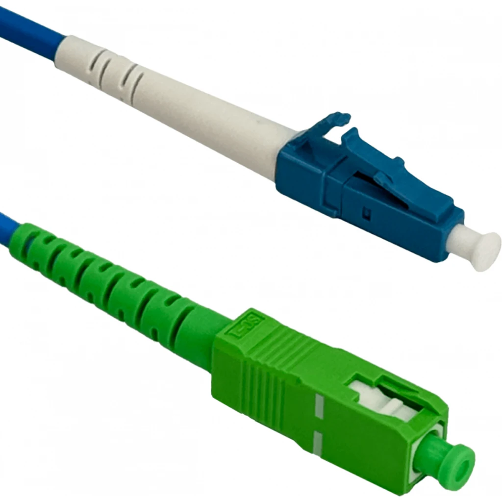LSZH Blindado 1mt LC/UPC-SC/APC SM Simplex JumperFibra 3.0mm 9/125um