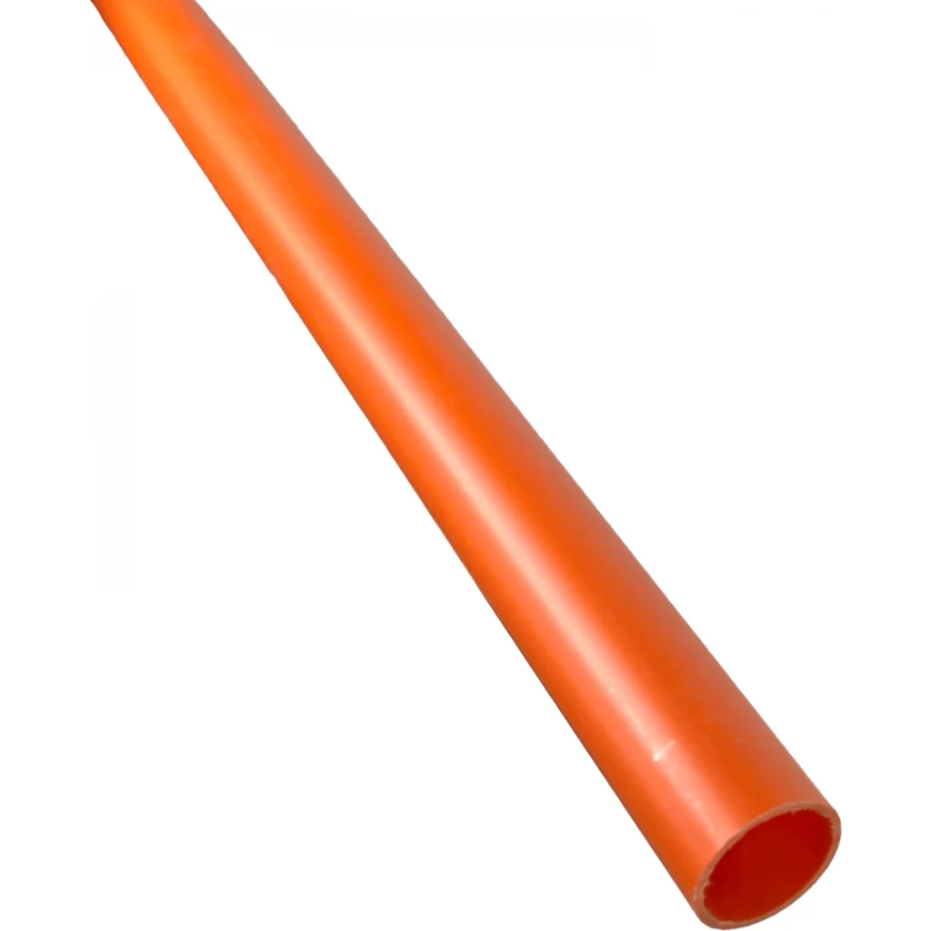 3mt 32mm x 1,2mm Naranjo Tubo Conduit PVC Certificacion SEC