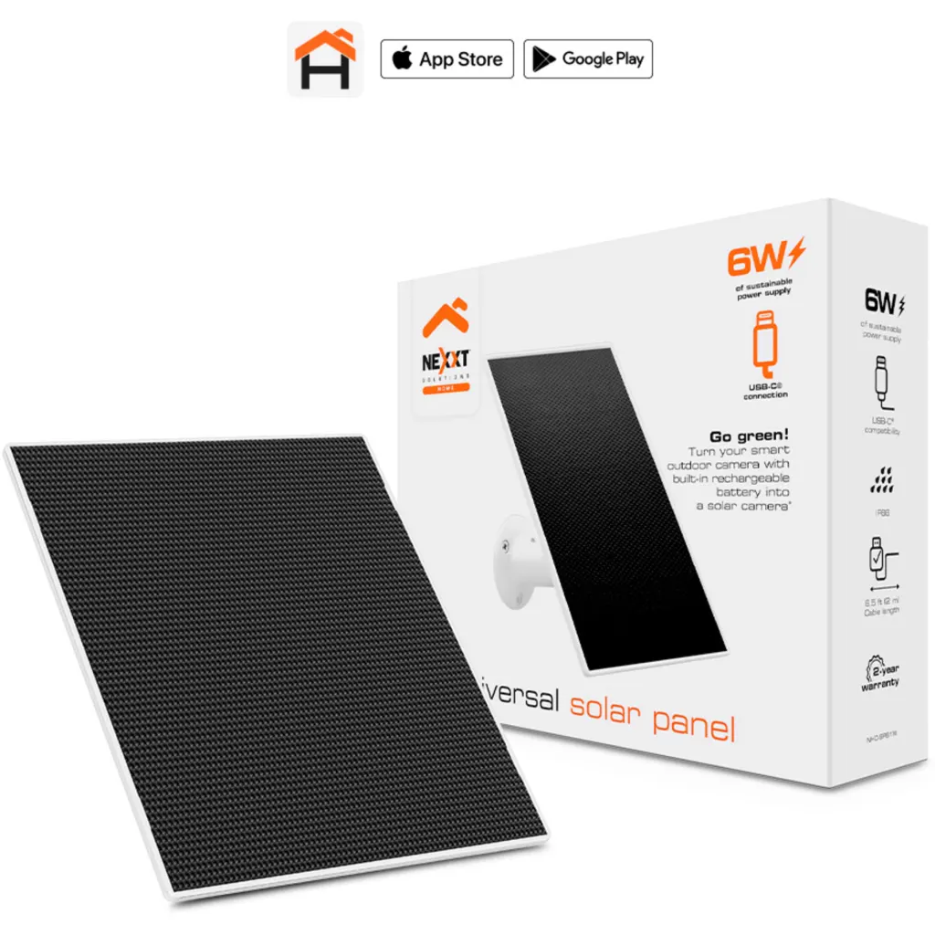 Imagen 2 de Nexxt Solutions Home - 6W solar panel