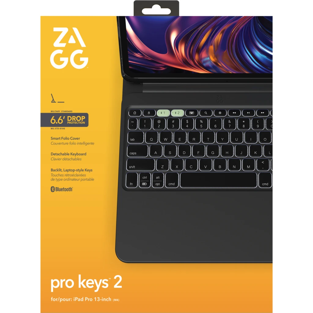 Imagen 8 de Funda con teclado en espanol Pro Keys 2 para iPad Pro 13" M4 Zagg