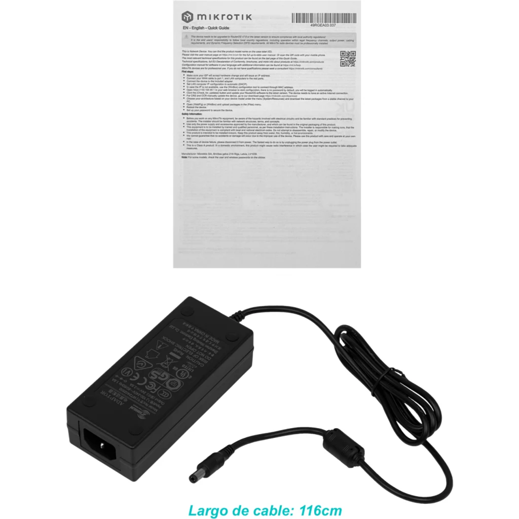 MIKROTIK req-cable 5-100 PoE-in/out-12W USB L4 64mb inc/24V RB750UPr2