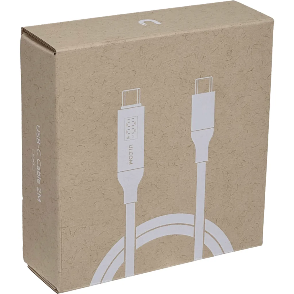 Imagen 1 de UBIQUITI 2mt Cable USB-C-Macho a USB-C-Macho 100W indica potencia (W)