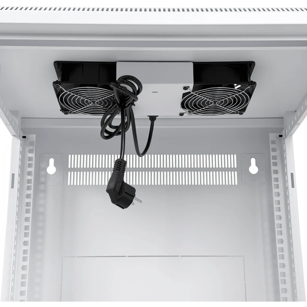 Imagen 2 de UBIQUITI Blanco 12U 45cm-Fondo Microperforada Gabinete Rack Pared Muro
