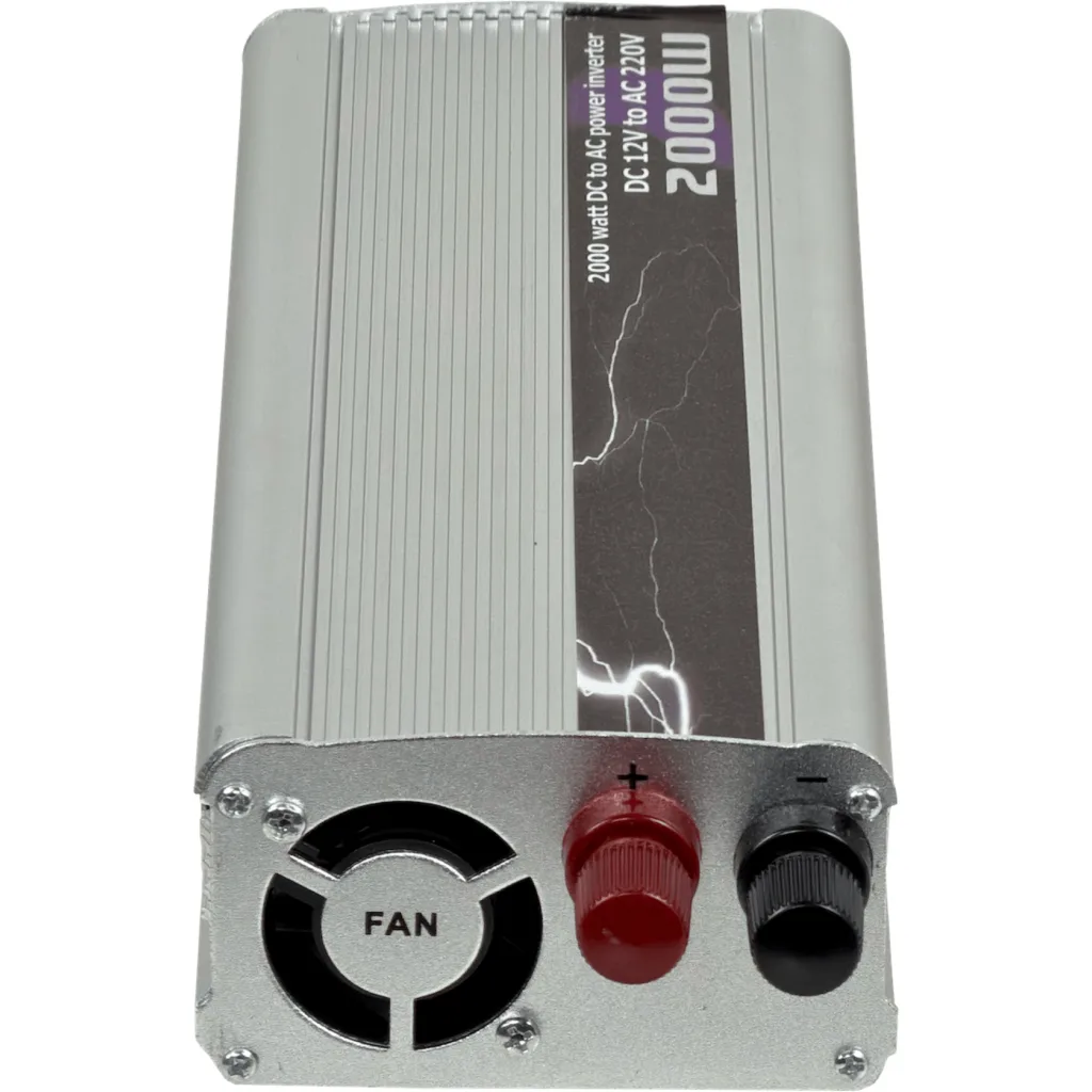 Imagen 4 de 2000W 12VDC-in 220V-out Inversor 1-Multinorma 1-USB-A c/Ventilador