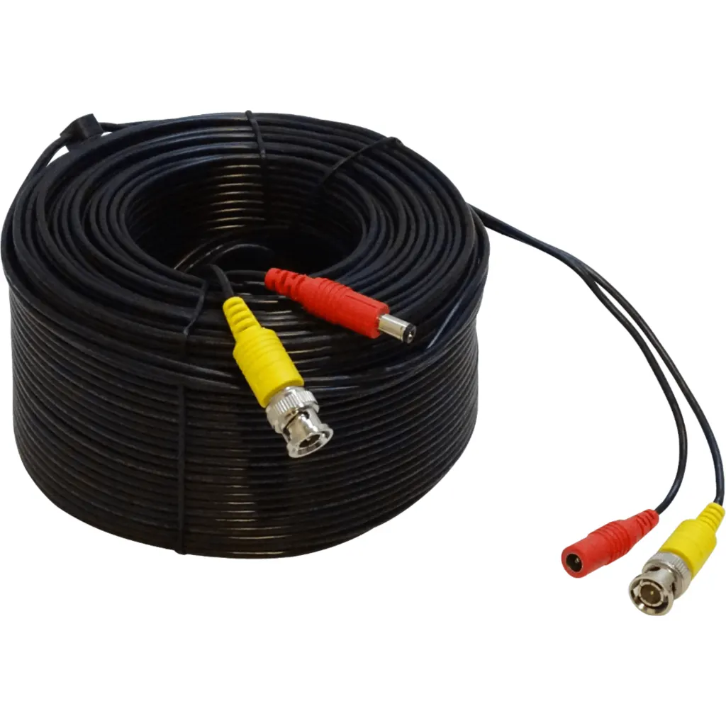 Imagen 2 de DAHUA 50mt BNC-M/M Plug-M/H Coaxial CCTV 5,5x2,1mm Cable PFM942I-50-5