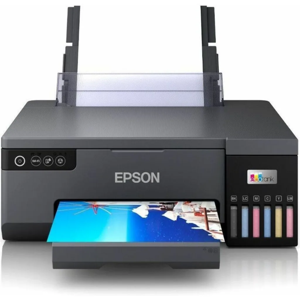 Impresora Epson Fotografica EcoTank L8050 Tanq Tinta. impr CDs/Tarjetas WiFi USB