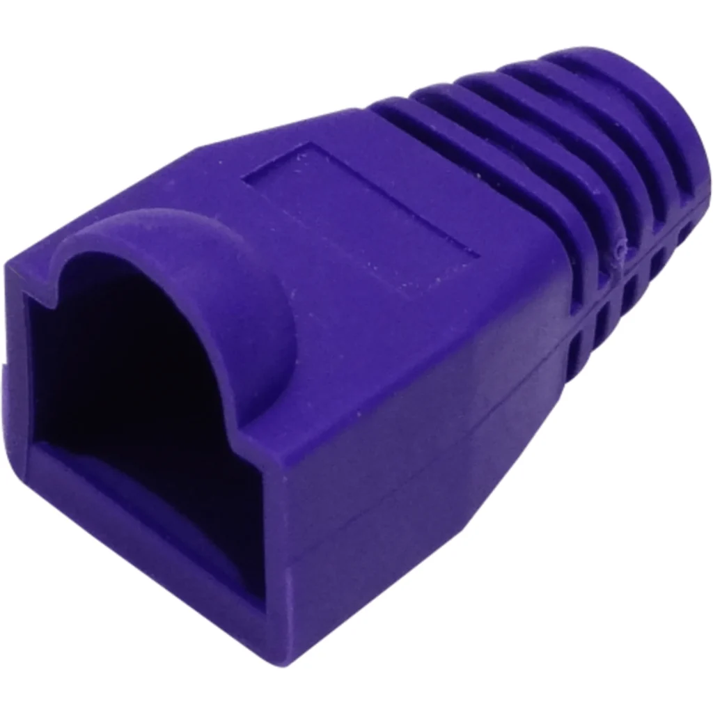 Imagen 2 de Morado Bolsa-100-unids Capuchon p/RJ45 Purpura Lila