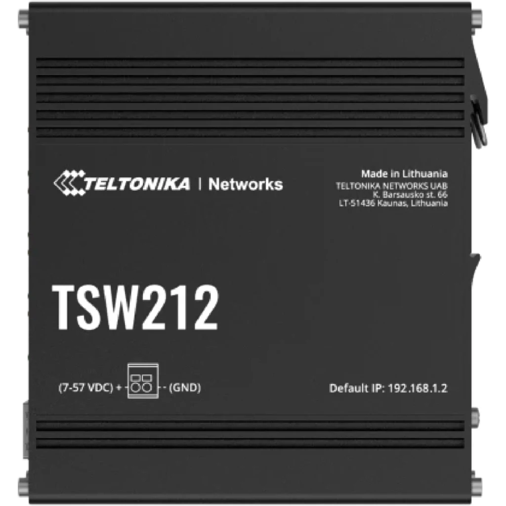 Switch Gestionable Teltonika TSW212, 8x Gigabit y 2 SFP L2 con Funciones L3
