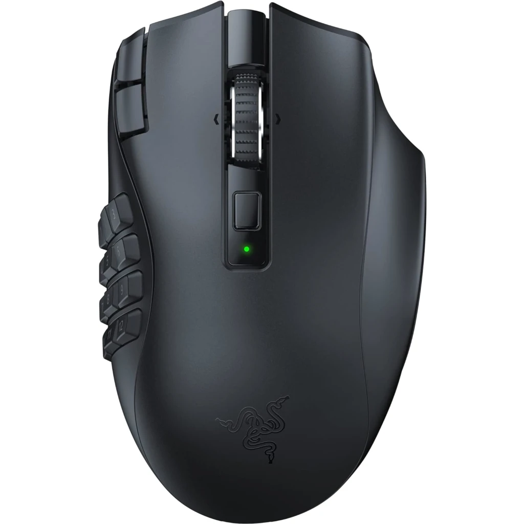 Mouse Gamer Razer Naga V2 HyperSpeed Inalámbrico MMO 30K DPI 2.4Ghz 19 Botones