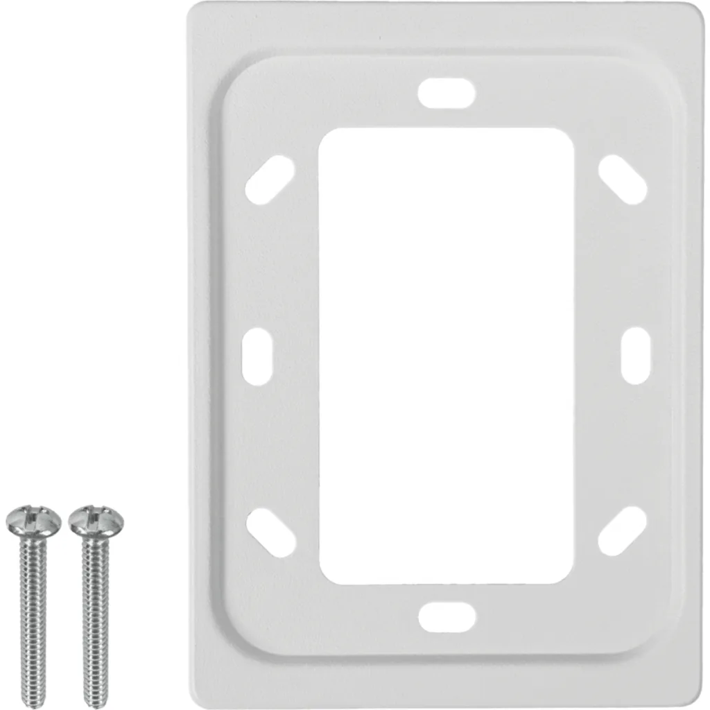 Imagen 1 de UI 1-unidad Blanco 1-Keystone Vertical Faceplate Pintable 118x88mm