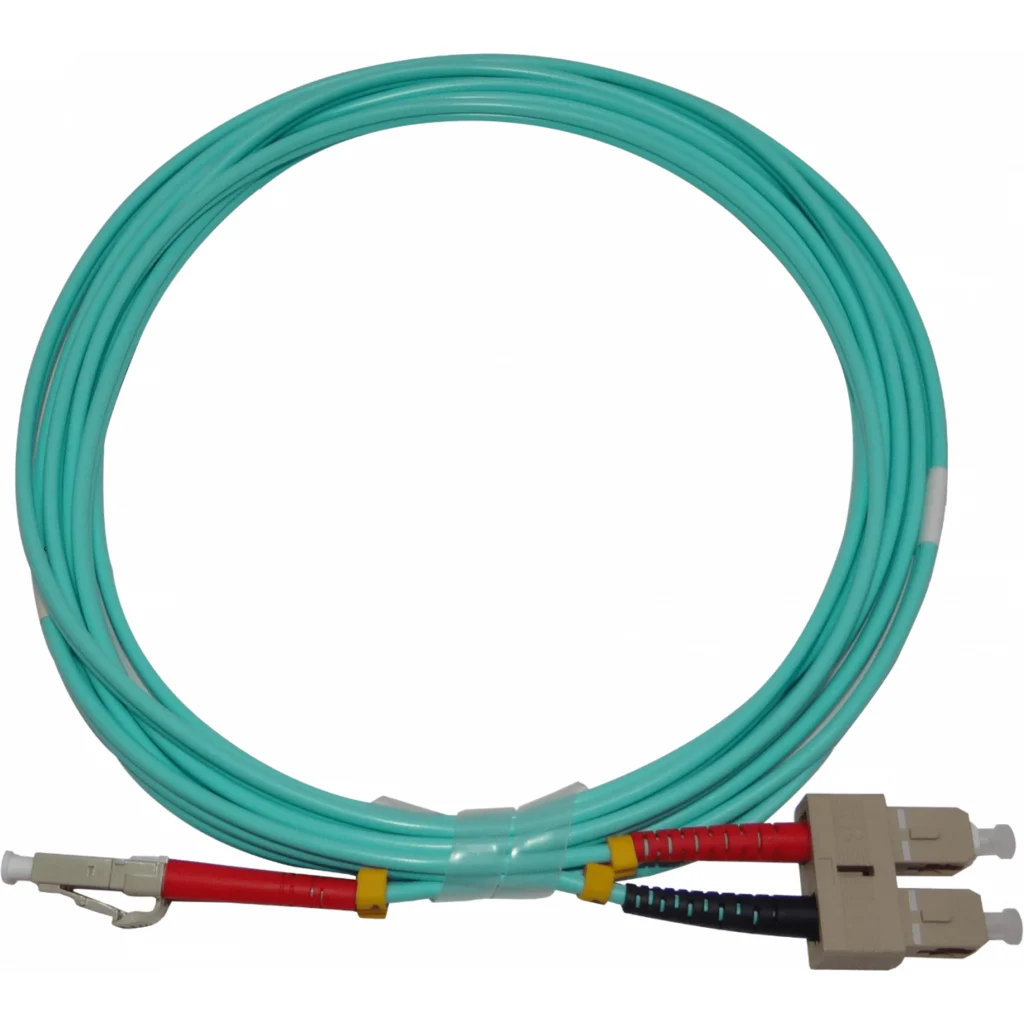 Imagen 2 de 3MT LC-SC OM3 MULTIMODO MM DUPLEX JUMPER FIBRA 50/125UM