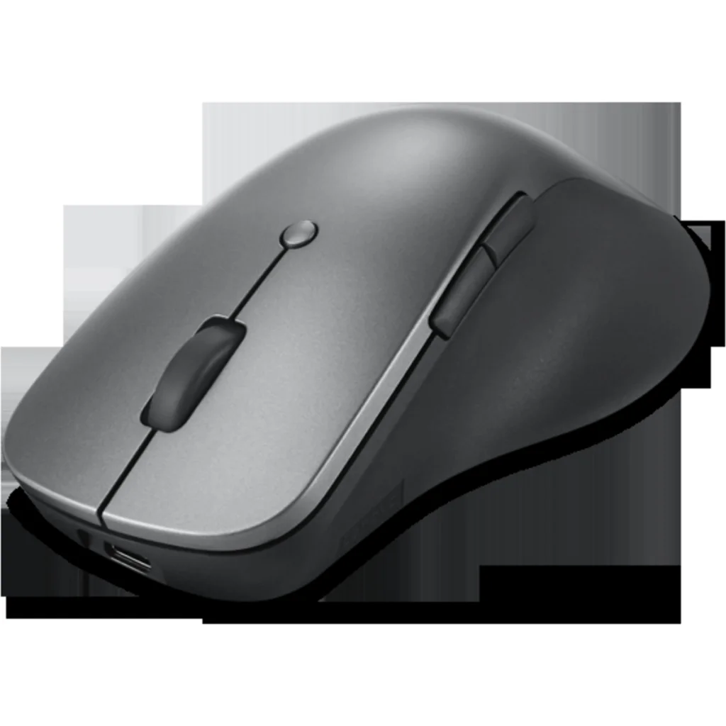 Imagen 4 de Mouse Inalámbrico Lenovo Profesional Óptico 4000DPI Recargable 6 Botone BT Gris