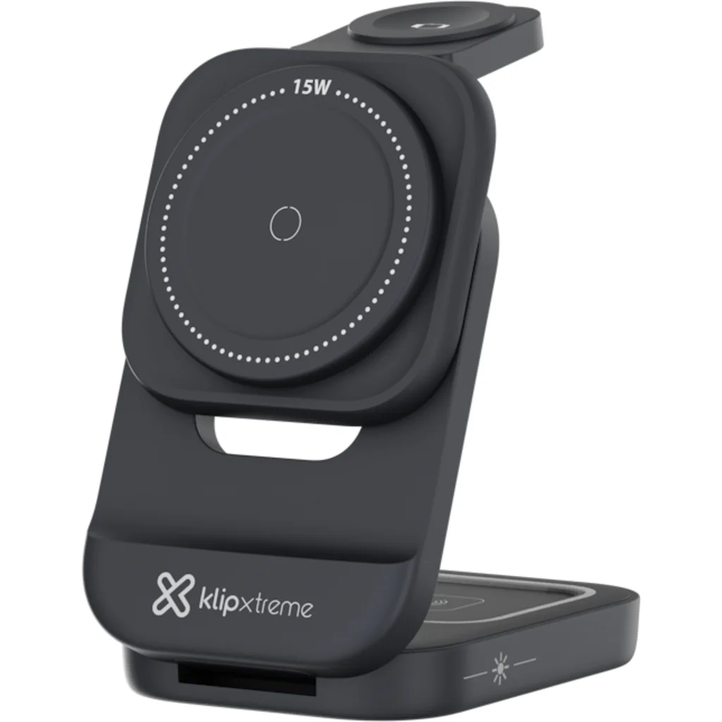 Imagen 2 de Base de Carga Innalámbrica KlipX KDC-150, 15W Soporte Verticl USB-C p/celular