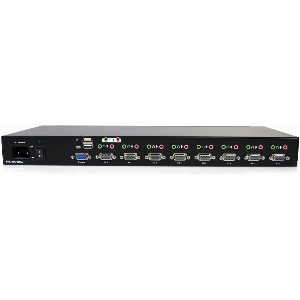 Imagen 6 de KVM 8 Puertos VGA USB 2.0 y Audio - 1U