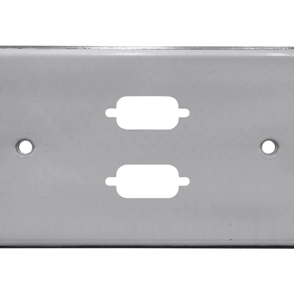 Imagen 1 de LINKMADE 2-VGA FACEPLATE METALICO REQUIERE-2X/VGA-HH 70x114mm