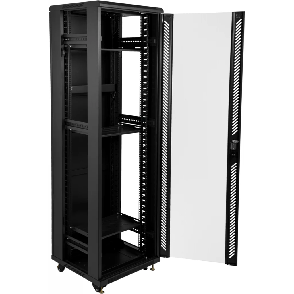 Imagen 7 de LINKMADE Desarmado 42U Vidrio 600mm 60cm-Fondo Rack Turbina Bandeja