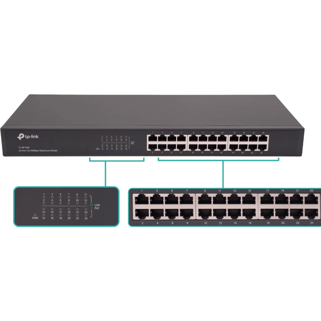 Imagen 4 de TP-Link Switch de 24 puertos 10/100 TL-SF1024