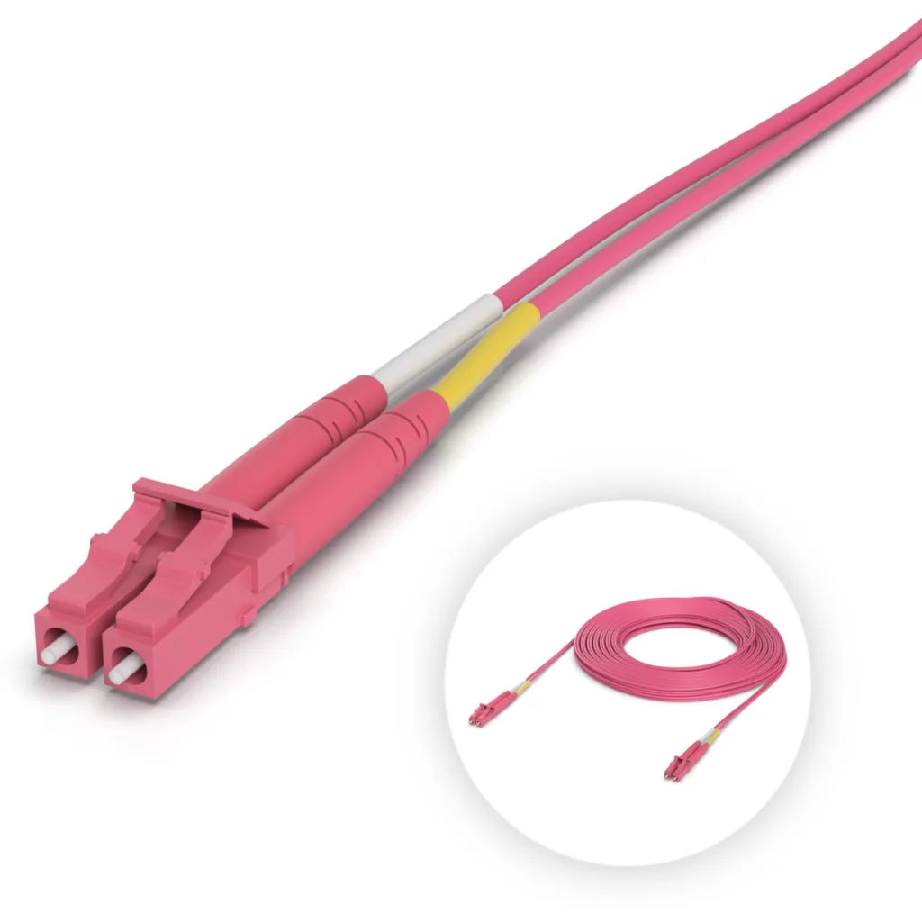 Imagen 1 de UnIFi JF4LL15U UBIQUITI 15mt LC-LC OM4 MultiModo MM Duplex Jumper Fibra 50/125um 2mm