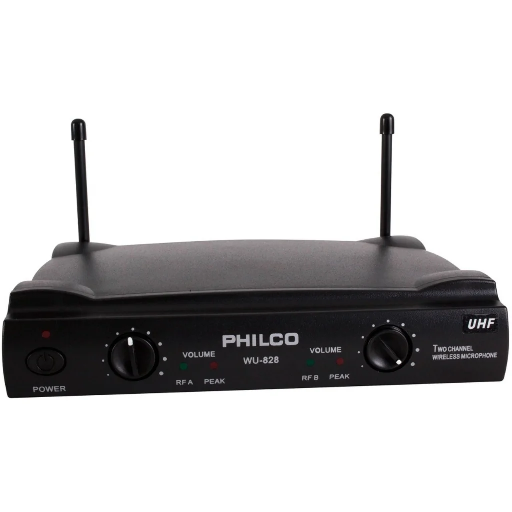 Imagen 1 de SET 2 MICROFONOS INAL. UHF PHILCO
