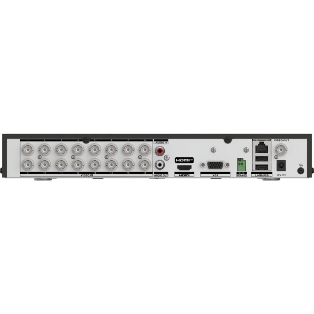 Grabador DVR Hikvision AcuSense 1U H.265 16 canales 1080p