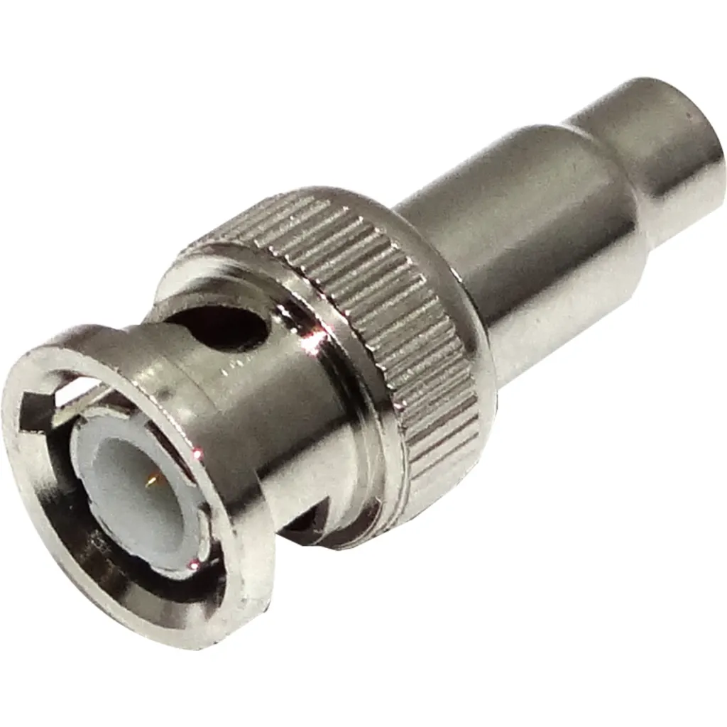10-unids. BNC-Macho Crimpeable 75OHM Conector Coaxial para cable RG59