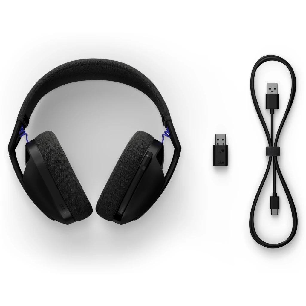 Imagen 6 de Audífonos Gamer Logitech G321 BT 5.2 USB-C/USB-A Negro 