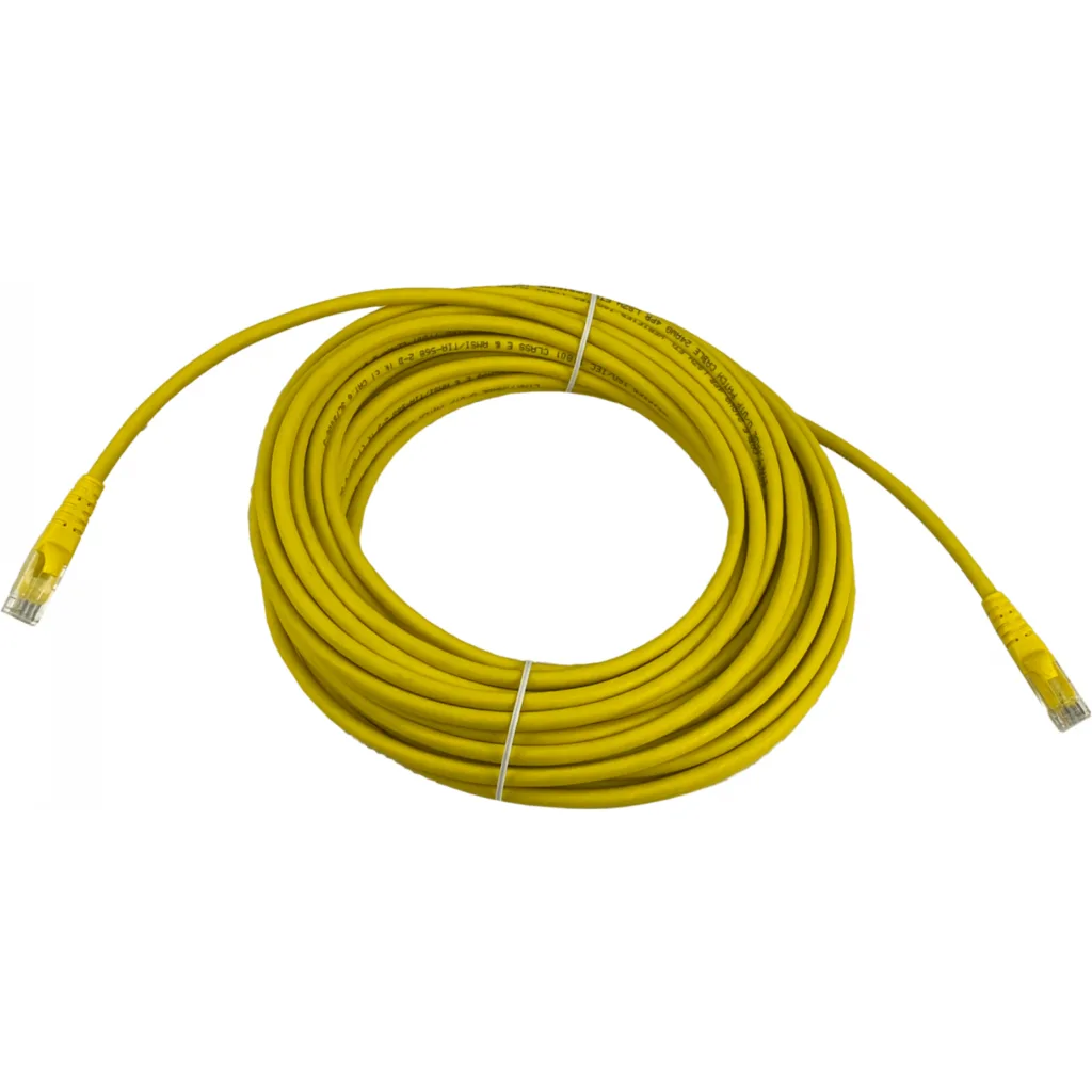 LINKMADE 15mt CAT6 Amarillo LSZH Cable Patch Inyectado Multifilar