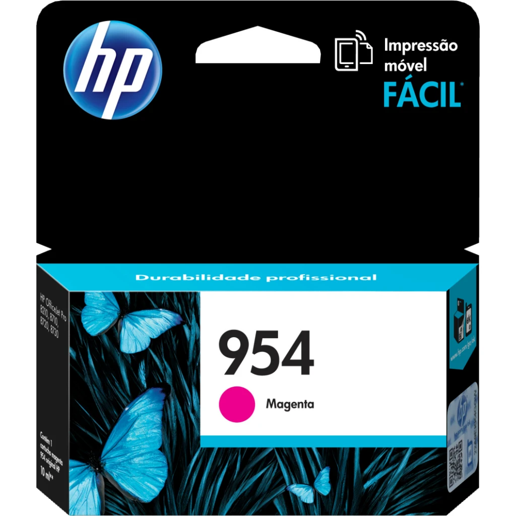 Cartridge HP 954 Magenta para OJ Pro 8210/8216/8218/7740/8710/8720/8730, 700Pág