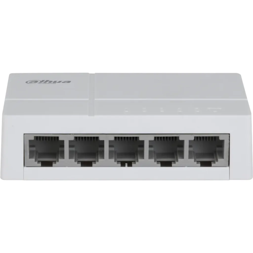 Imagen 1 de DH-SF1005L. Switch Dahua de 5 puertos 10/100 Mbps no administrable de facil instalacion