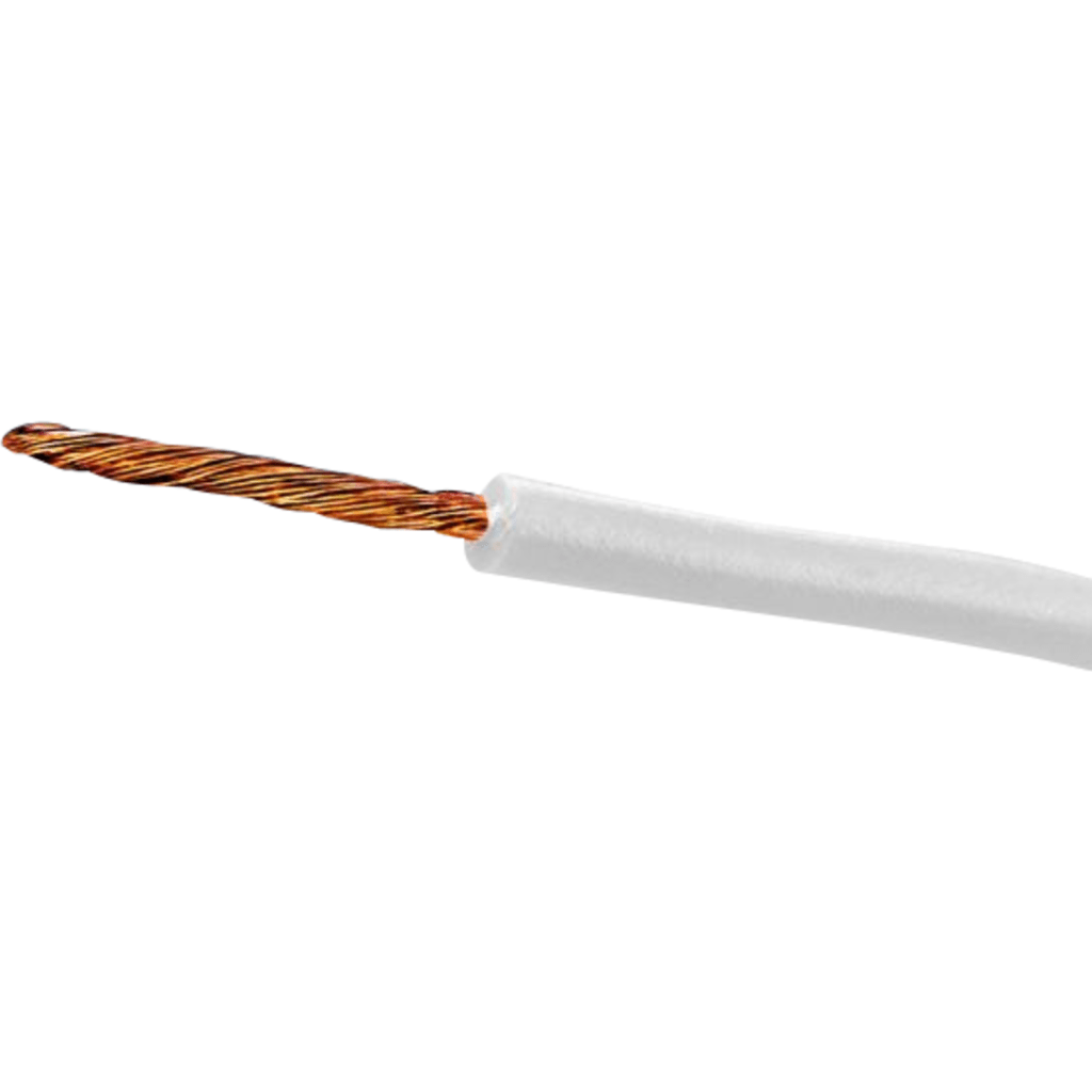 Imagen 1 de Blanco 1x26awg Cobre 0,13mm2 100mt Cable Conductor Aislado 7x0,15mm