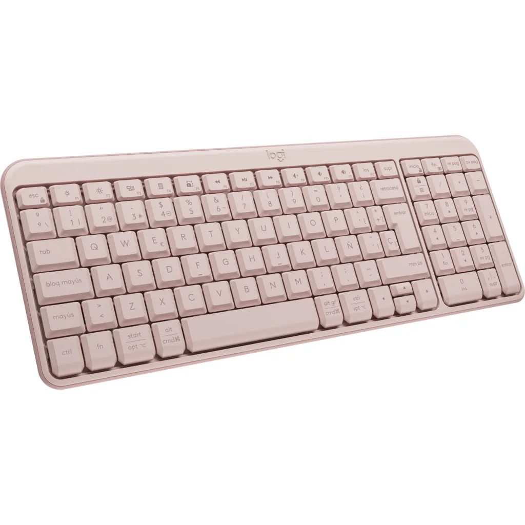 Imagen 3 de Teclado Inalámbrico Logitech K250 Epañol Qwerty Bluetooth Rosado