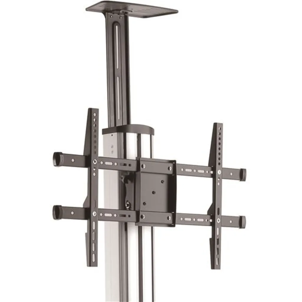 Imagen 5 de Soporte Pedestal para TV 32" a 75" hasta 40kg VESA 600*400 Color Negro y Plata