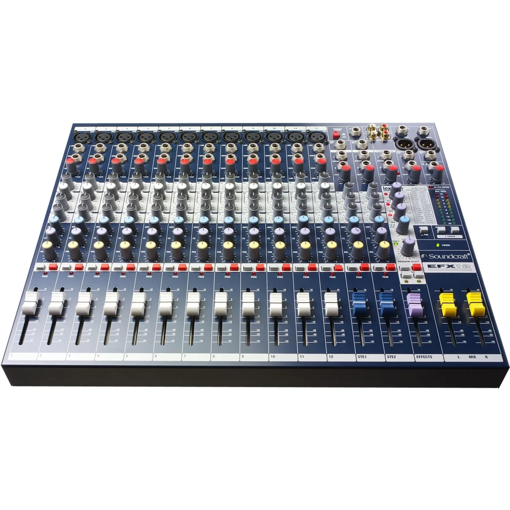 Soundcraft EFX12 Mixer Profesional de 12 Canales con Efectos Integrados