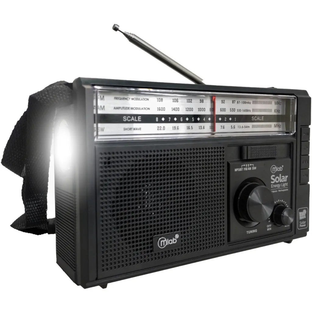 Imagen 1 de MLAB RADIO RETRO SOLAR ENERGY-LIGHT