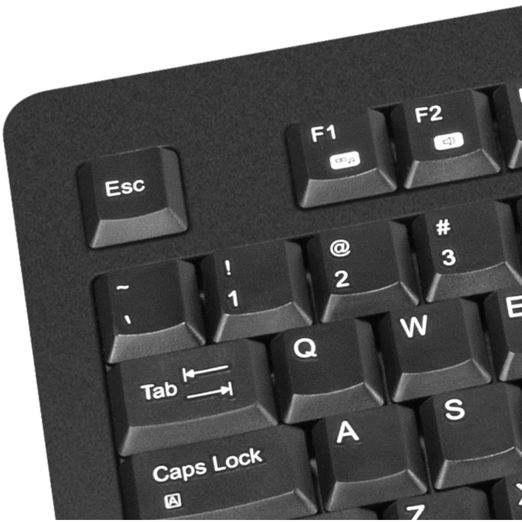 Imagen 4 de Kit Teclado Mouse Inalámbrico KlipX KCK-265S Receptor USB 2.4 ghz Negro