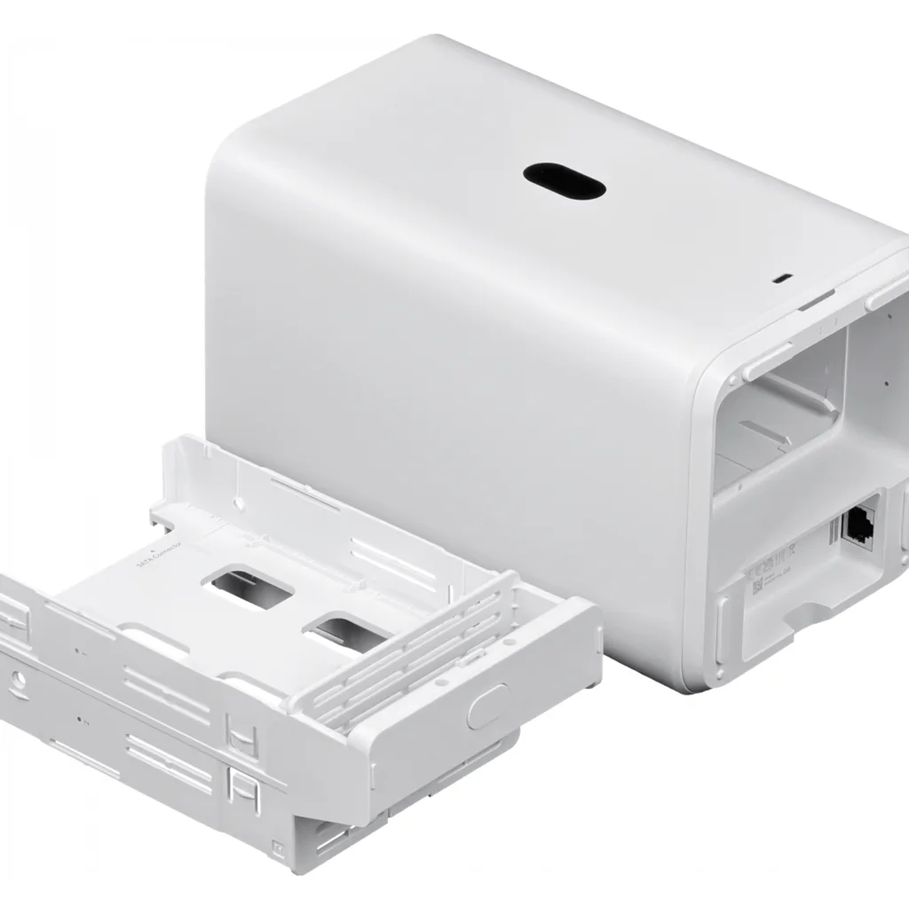 UBIQUITI Blanco NAS 2xHD-RAID 1-2500 PoE++ USB-C-5Gbps UniFi Drive