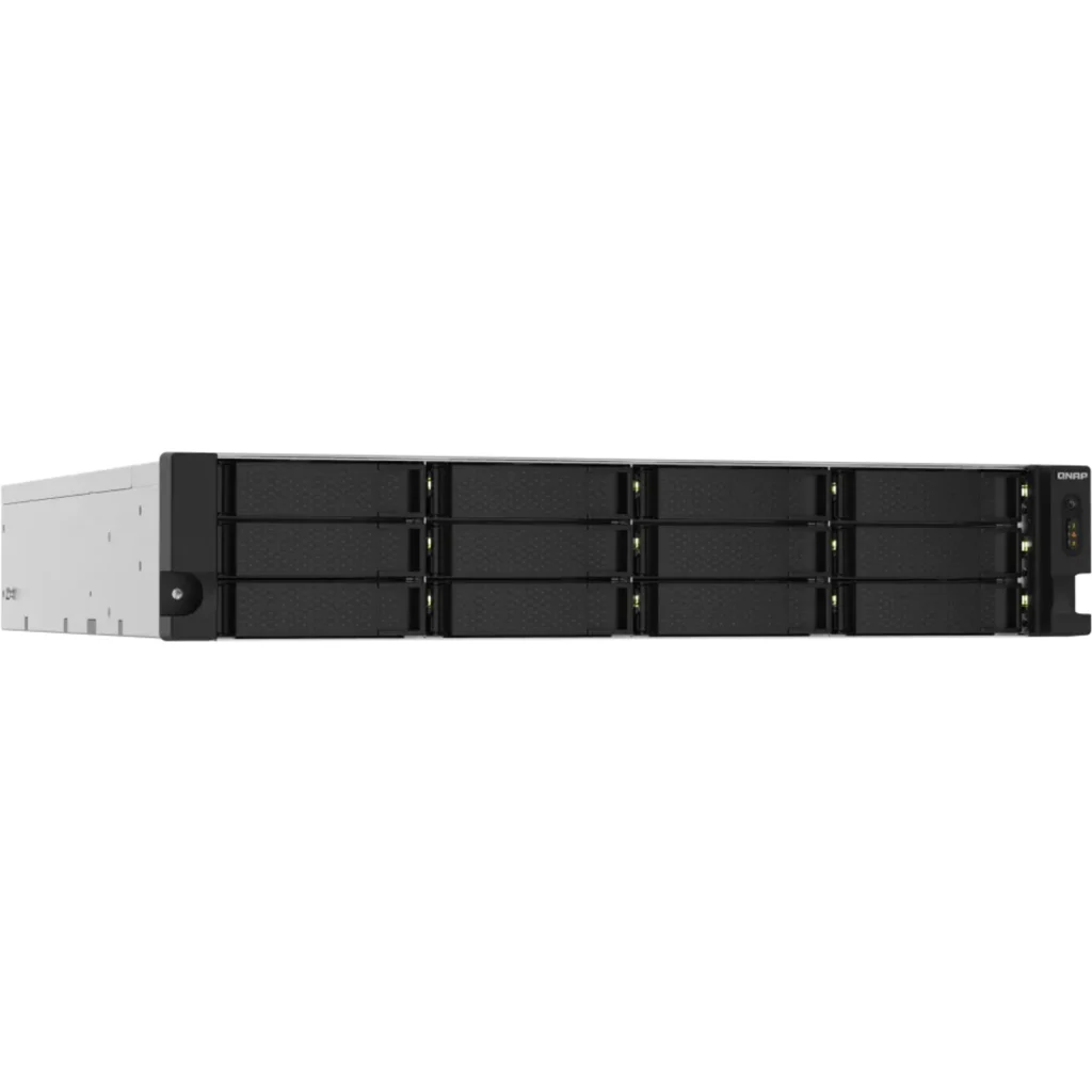 Imagen 2 de NAS QNAP TS-1232PXU, 12 Baías Alpine AL324 ARM RAM 4GB DDR4 LAN 2.5G/1G/100M