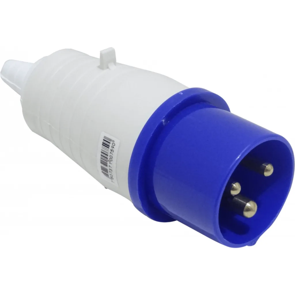 Imagen 2 de LEXO Typ013-6h Macho 16A IP44 250V Enchufe Industrial P17 2P+T