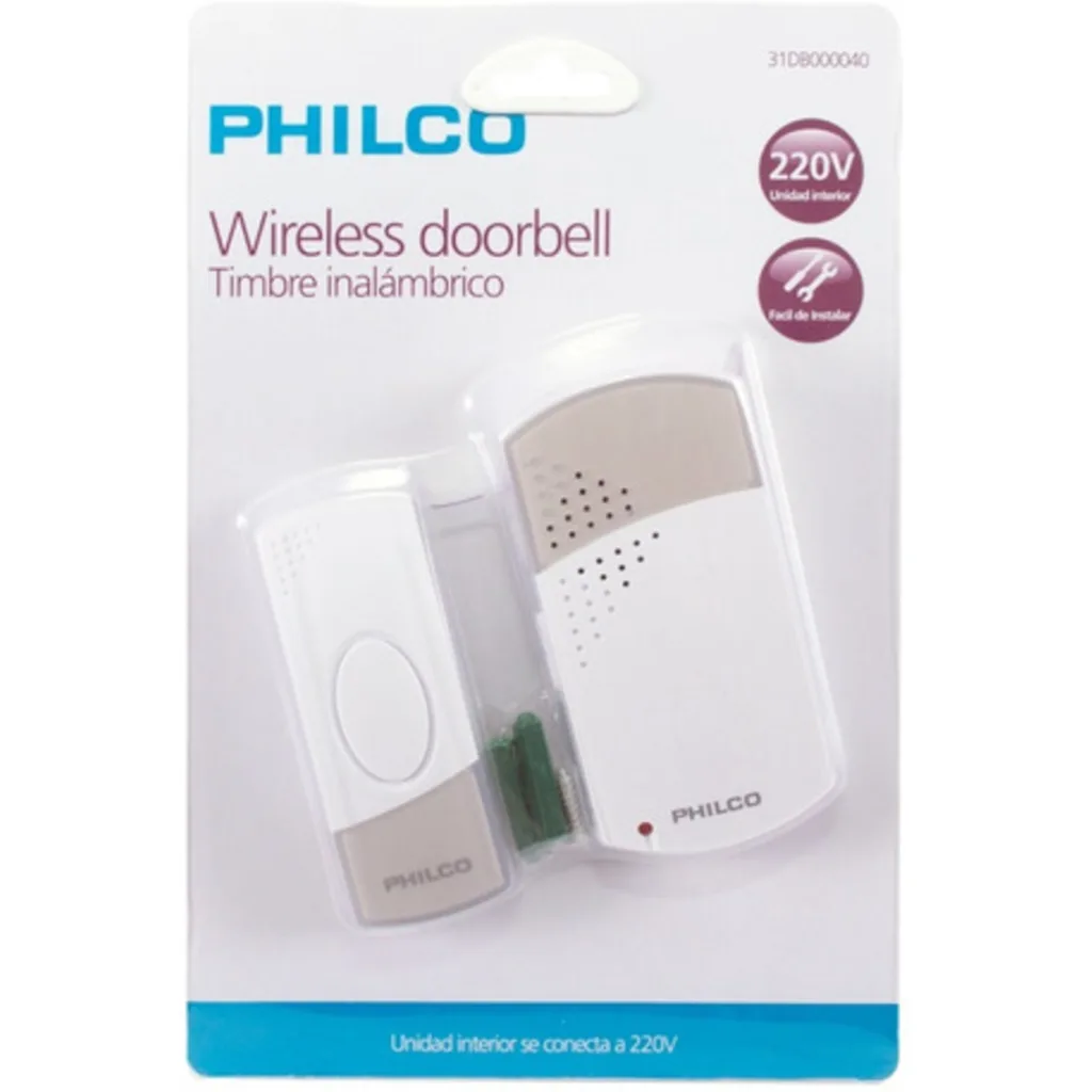 Imagen 1 de TIMBRE INALAMBRICO CONEXION 220 V