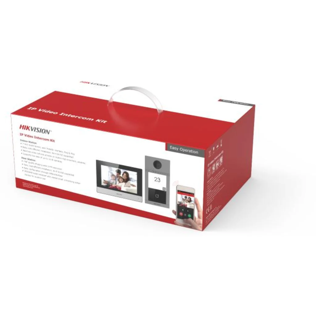 Imagen 1 de Kit Video Portero IP Monitor Touch Hikvision Visualizacion Celular WIFI