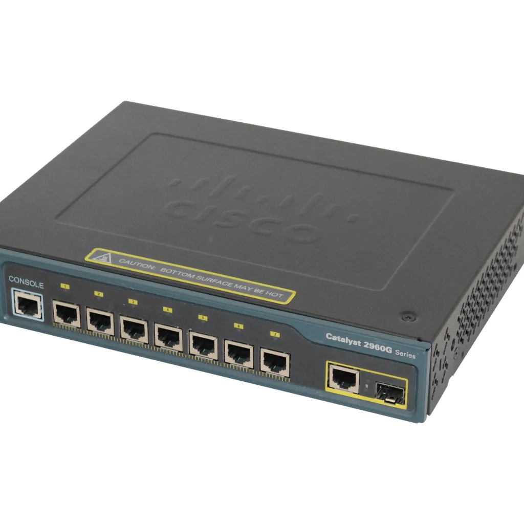 Imagen 1 de SWITCH CISCO CATALYST C2960G-8TCL, 1YEAR SMB 7 10/100/1000 + 1 T/SFP LAN BASE 